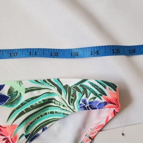 CALIFORNIA SUNSHINE Womens Bikini Bottom Large Tropical Floral Swim Cheeky - Picture 5 of 6